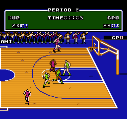 Double Dribble gameplay screenshot